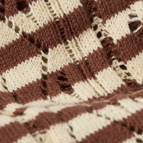 AE Henley Pointelle Sweater T-Shirt - Picture 7 of 8